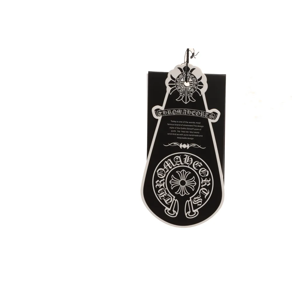 Chrome Hearts Colorful Cross Rhinestone Short Sleeve Black