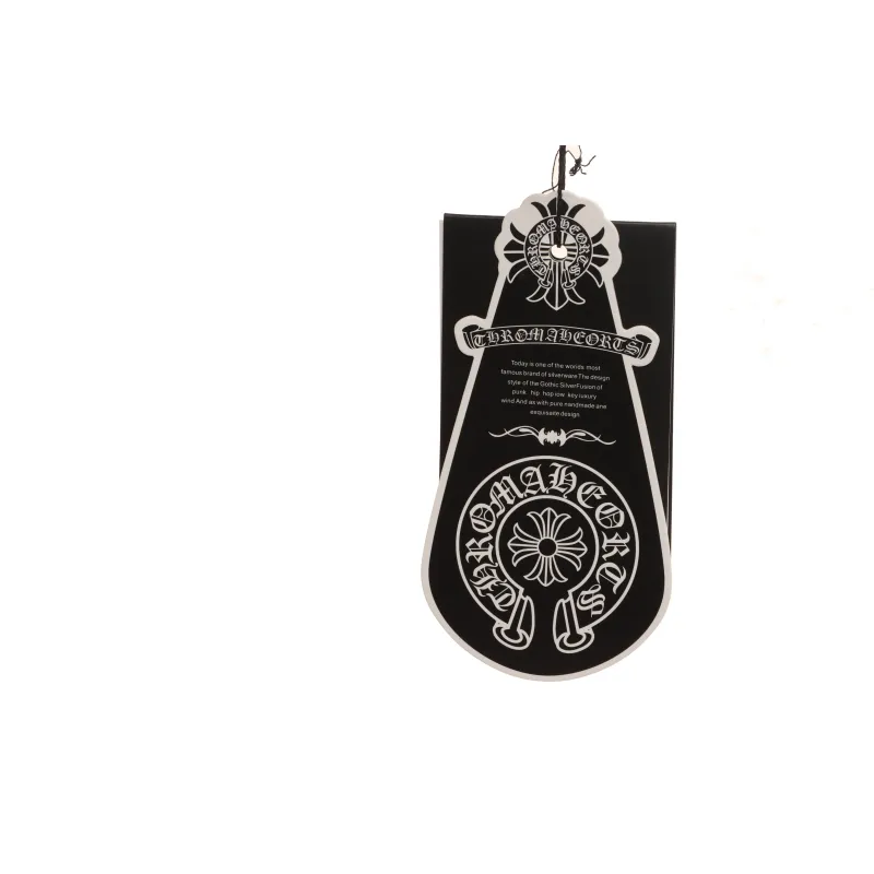 Chrome Hearts Colorful Cross Rhinestone Short Sleeve Black