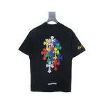 Chrome Hearts Colorful Cross Short Sleeve Black