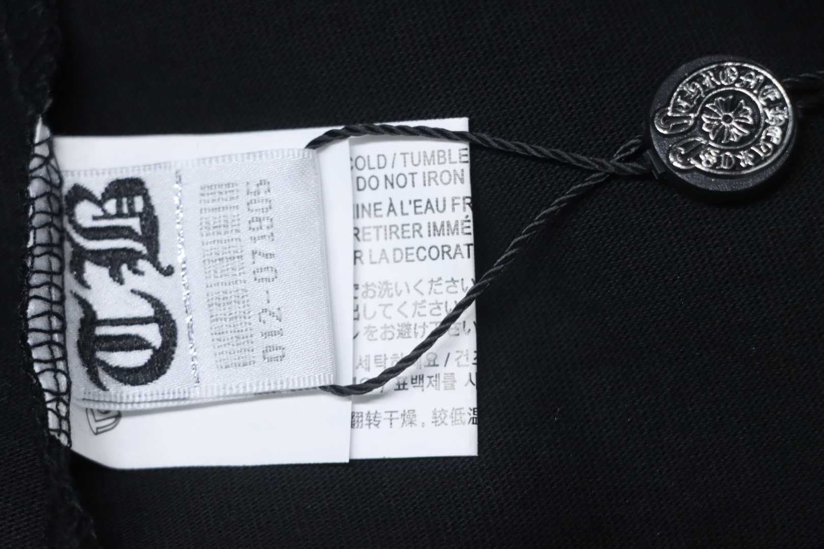 Chrome Hearts Colorful Cross Short Sleeve Black