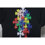 Chrome Hearts Colorful Cross Short Sleeve Black
