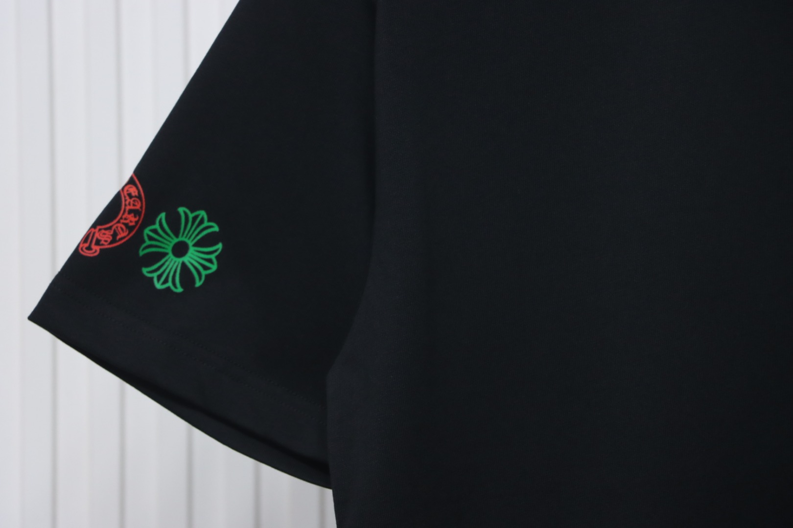 Chrome Hearts Colorful Cross Short Sleeve Black