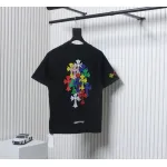 Chrome Hearts Colorful Cross Short Sleeve Black