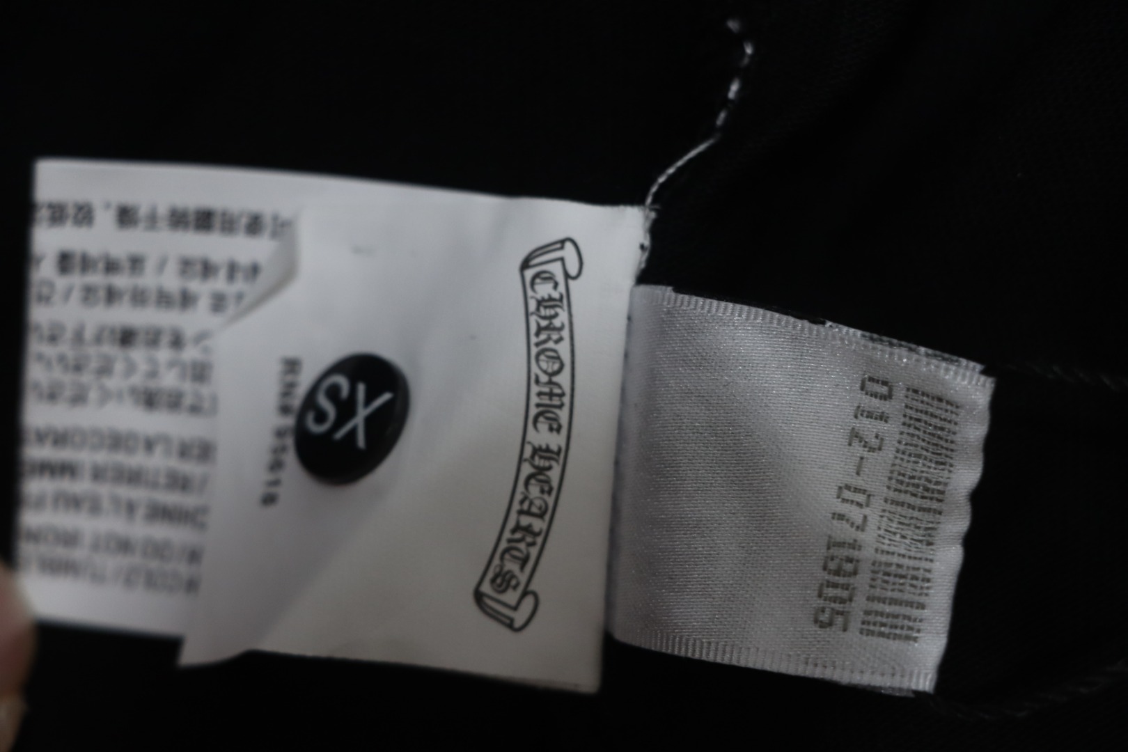 Chrome Hearts Colorful Horseshoe Embroidered Short Sleeve Black