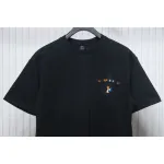 Chrome Hearts Colorful Horseshoe Embroidered Short Sleeve Black
