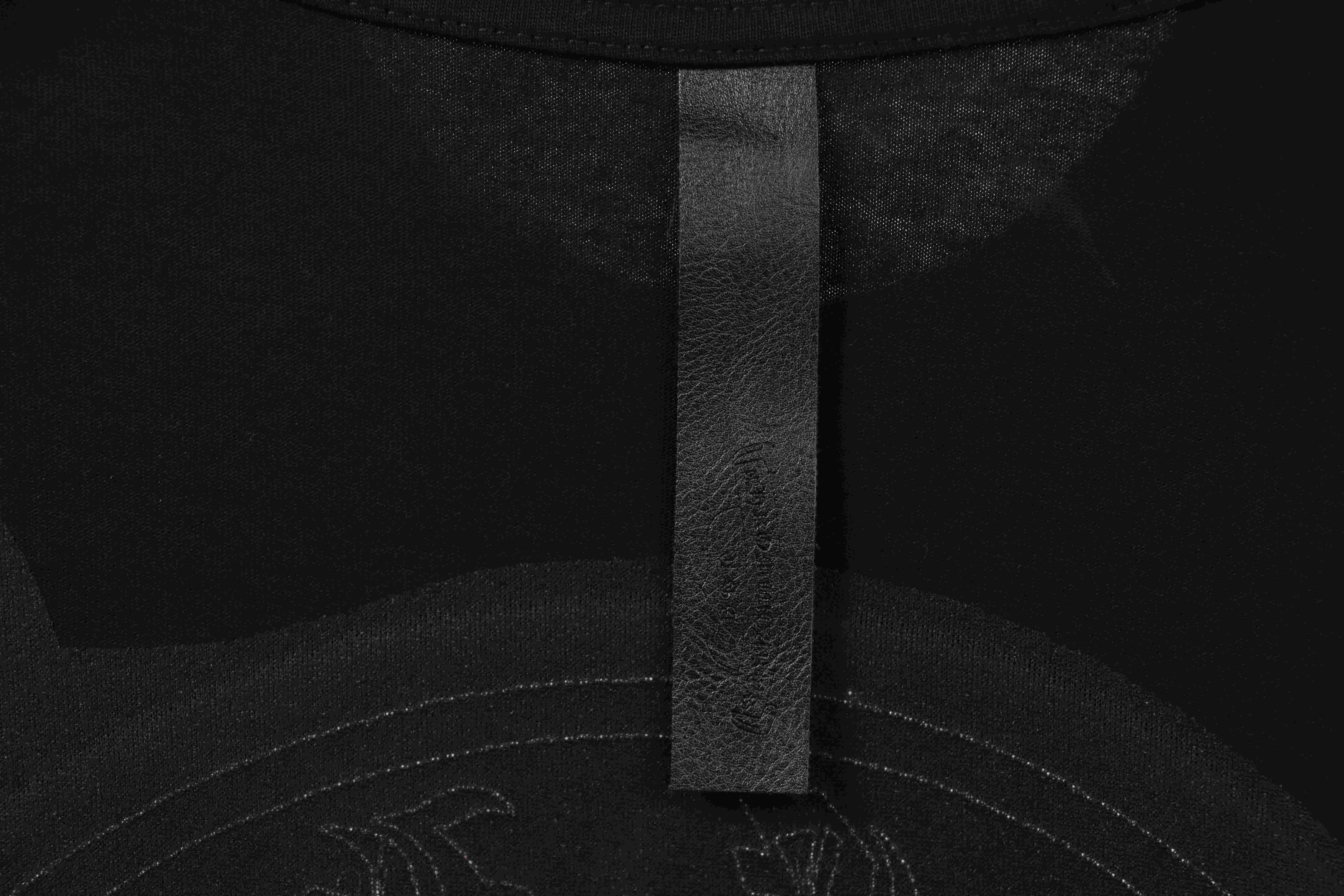 Chrome Hearts Cross Embroidered Horseshoe Patch Short Sleeve Black