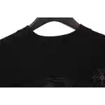 Chrome Hearts Cross Embroidered Horseshoe Patch Short Sleeve Black