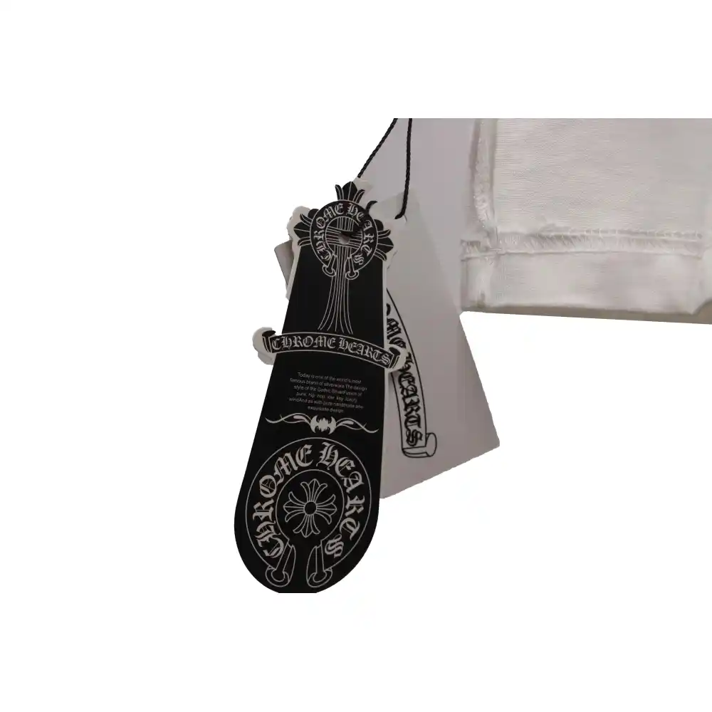 Chrome Hearts Cross Embroidered Horseshoe Patch Short Sleeve White