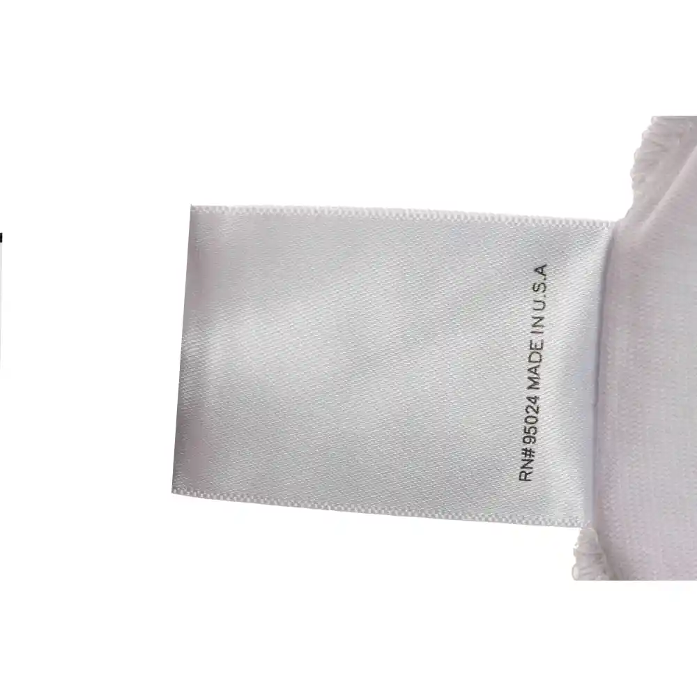 Chrome Hearts Cross Leather Silver Embroidered Sanskrit Short Sleeve White