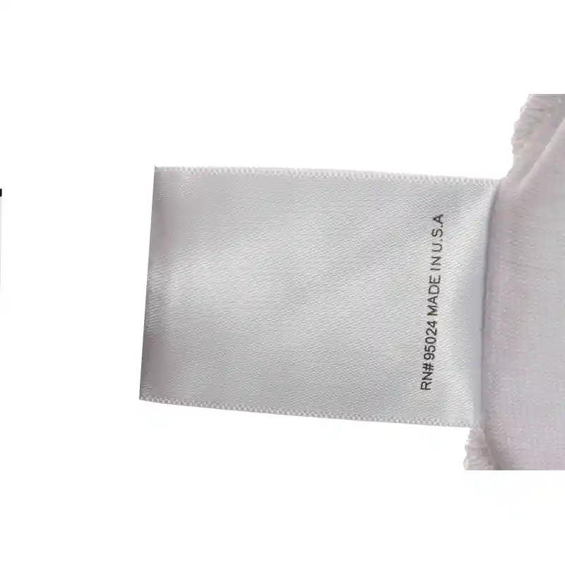 Chrome Hearts Cross Leather Silver Embroidered Sanskrit Short Sleeve White