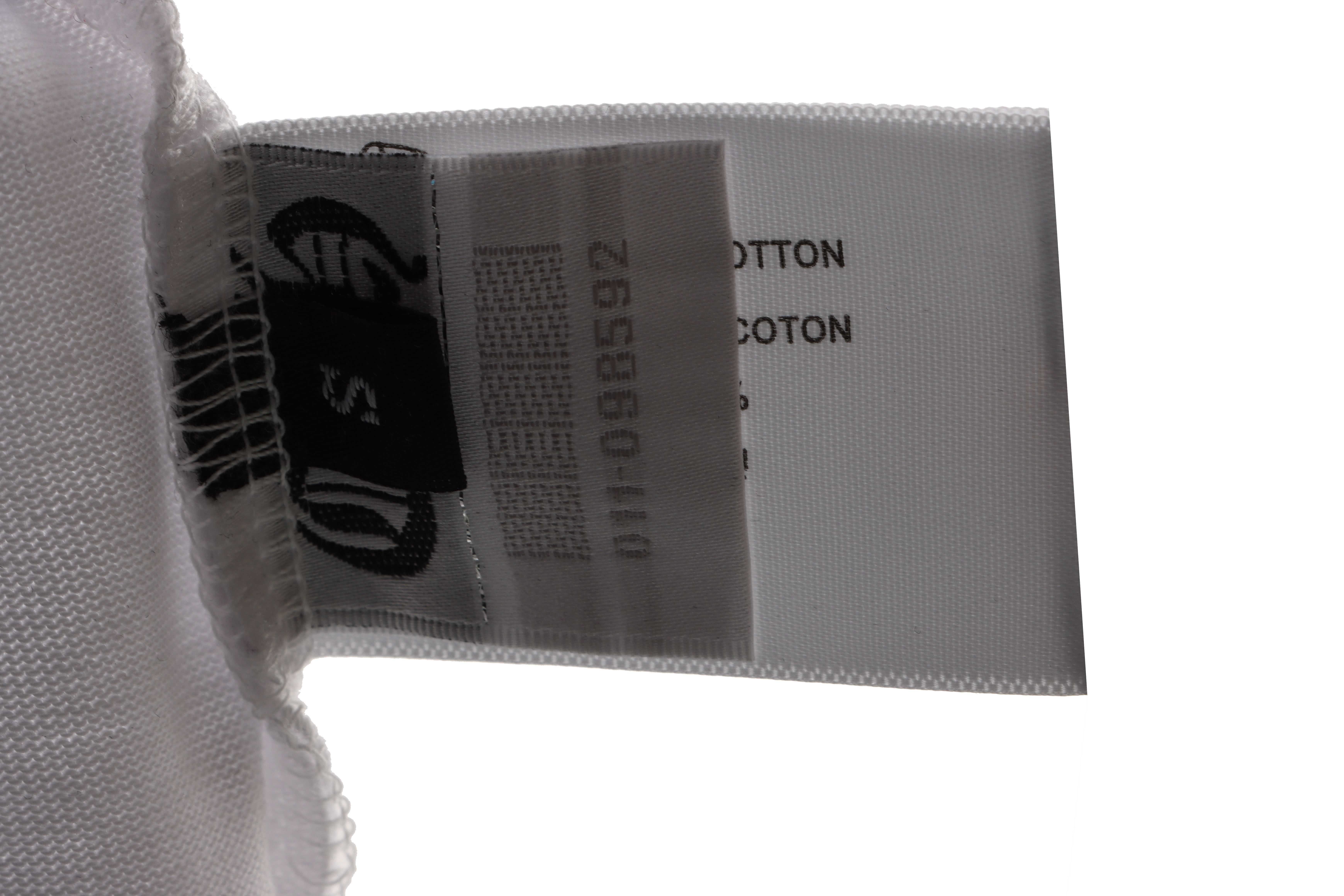 Chrome Hearts Cross Leather Silver Embroidered Sanskrit Short Sleeve White