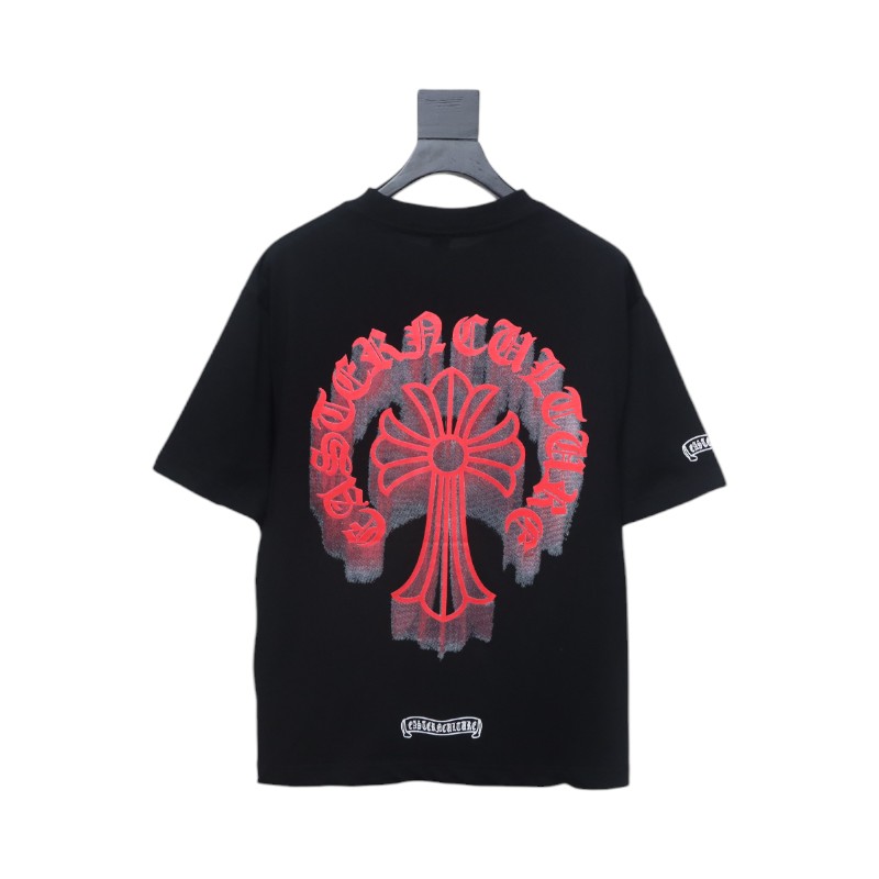 Chrome Hearts Digital Printed Crew Neck T-Shirt Black