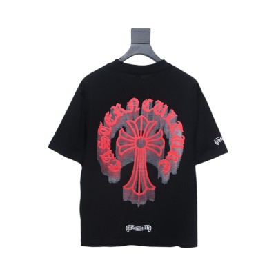 Chrome Hearts Digital Printed Crew Neck T-Shirt Black 02