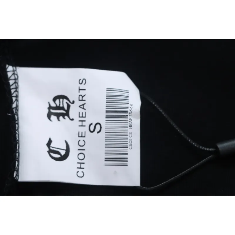 Chrome Hearts Digital Printed Crew Neck T-Shirt Black