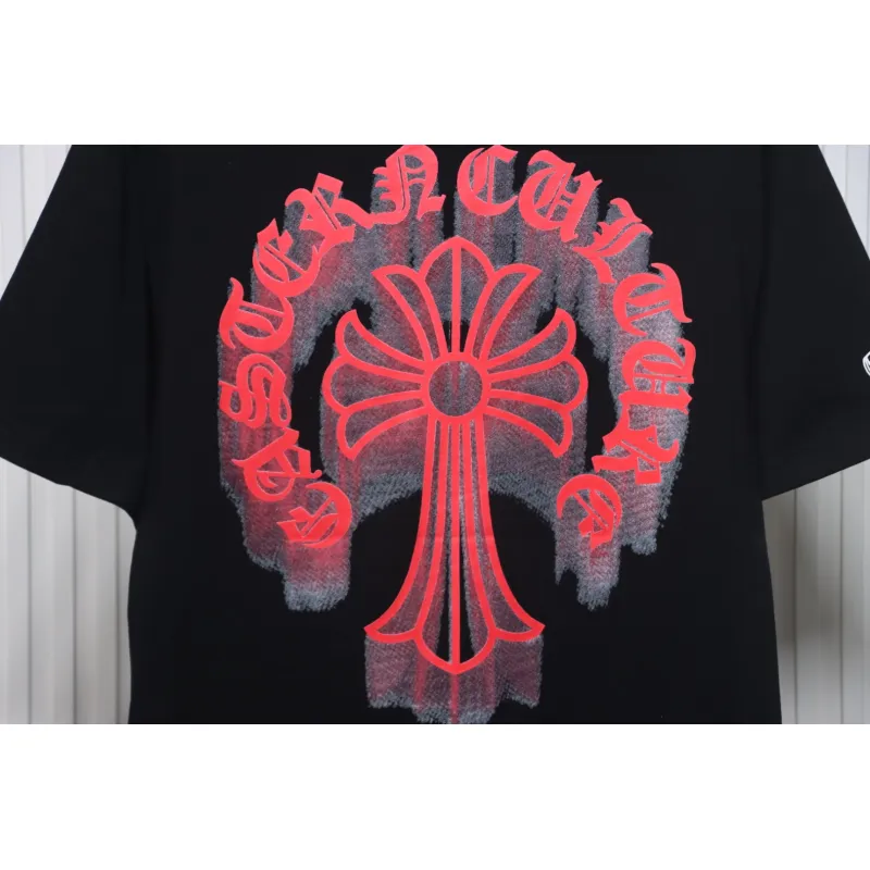 Chrome Hearts Digital Printed Crew Neck T-Shirt Black