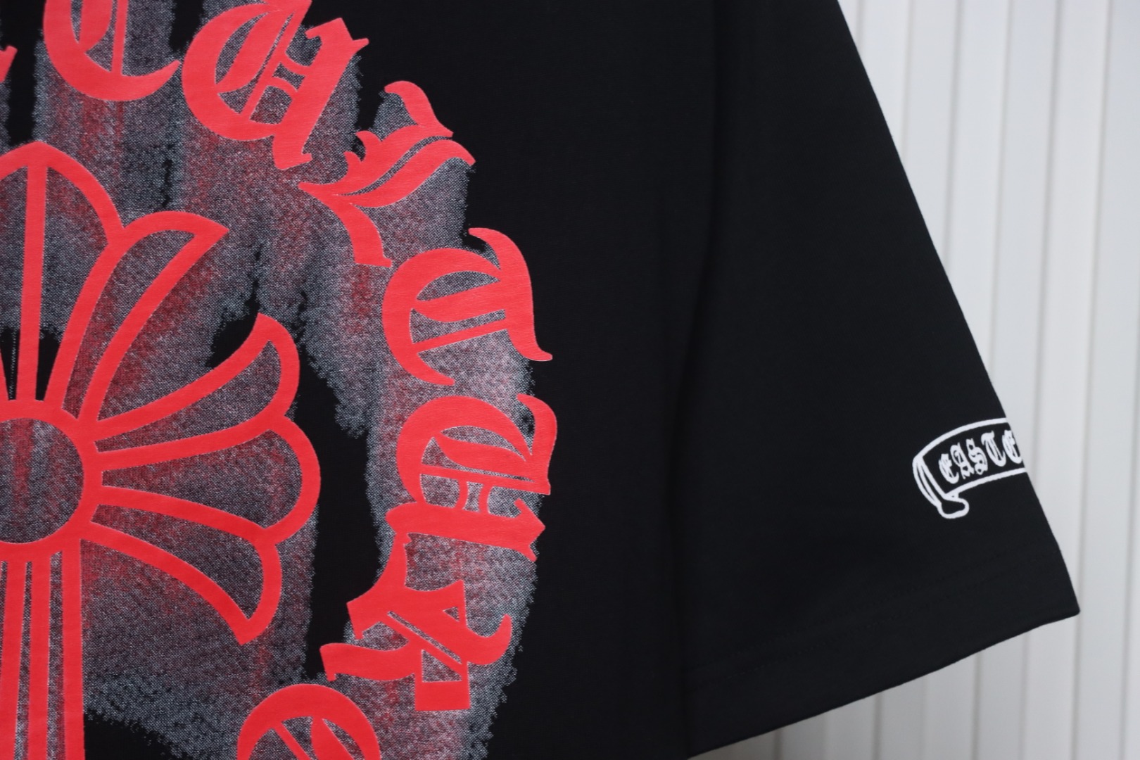 Chrome Hearts Digital Printed Crew Neck T-Shirt Black