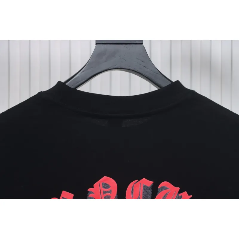 Chrome Hearts Digital Printed Crew Neck T-Shirt Black