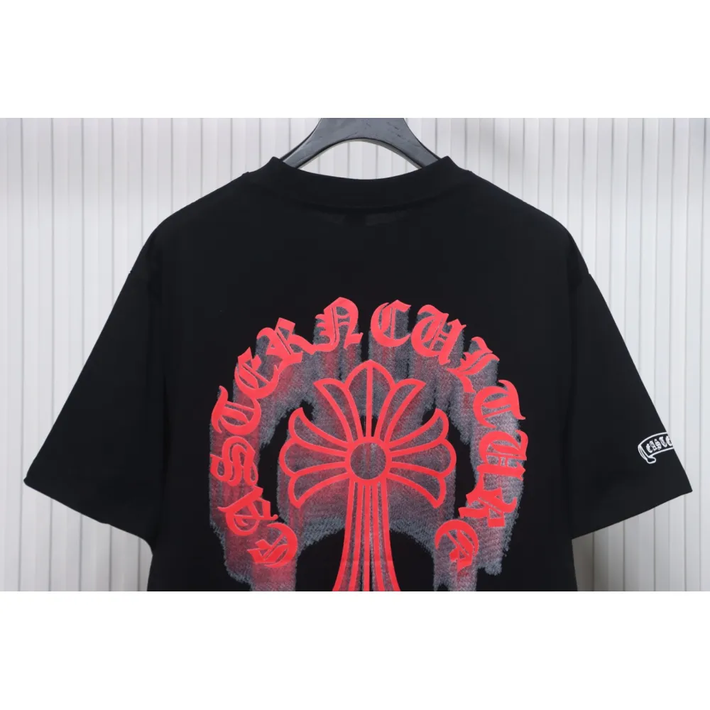 Chrome Hearts Digital Printed Crew Neck T-Shirt Black