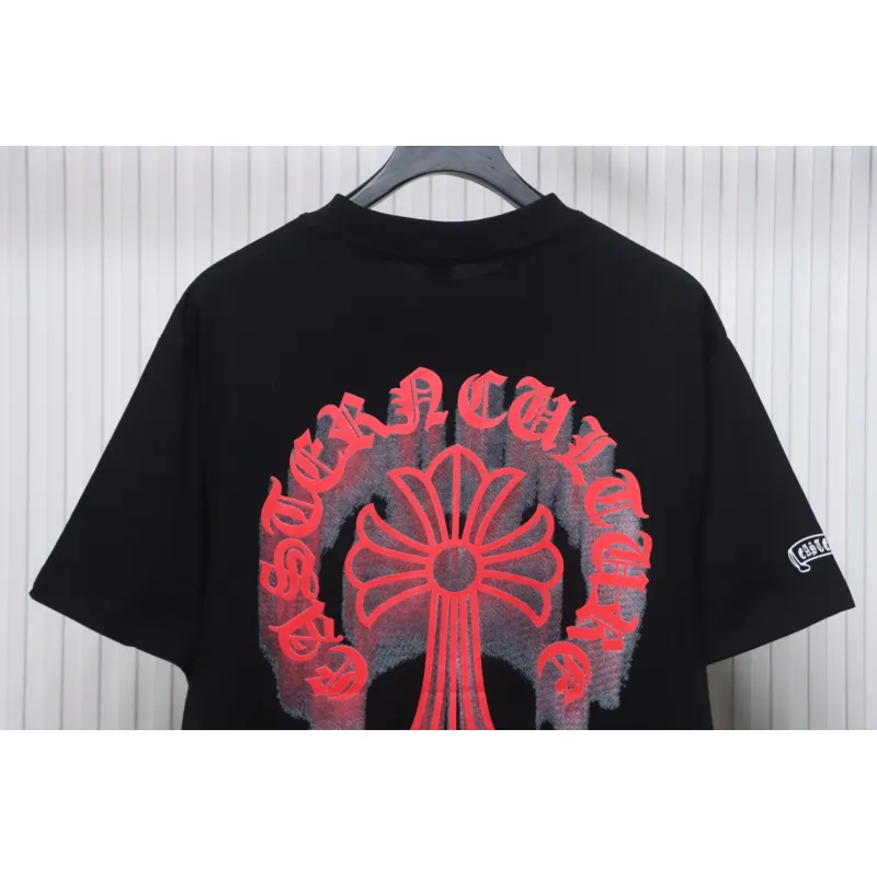 Chrome Hearts Digital Printed Crew Neck T-Shirt Black
