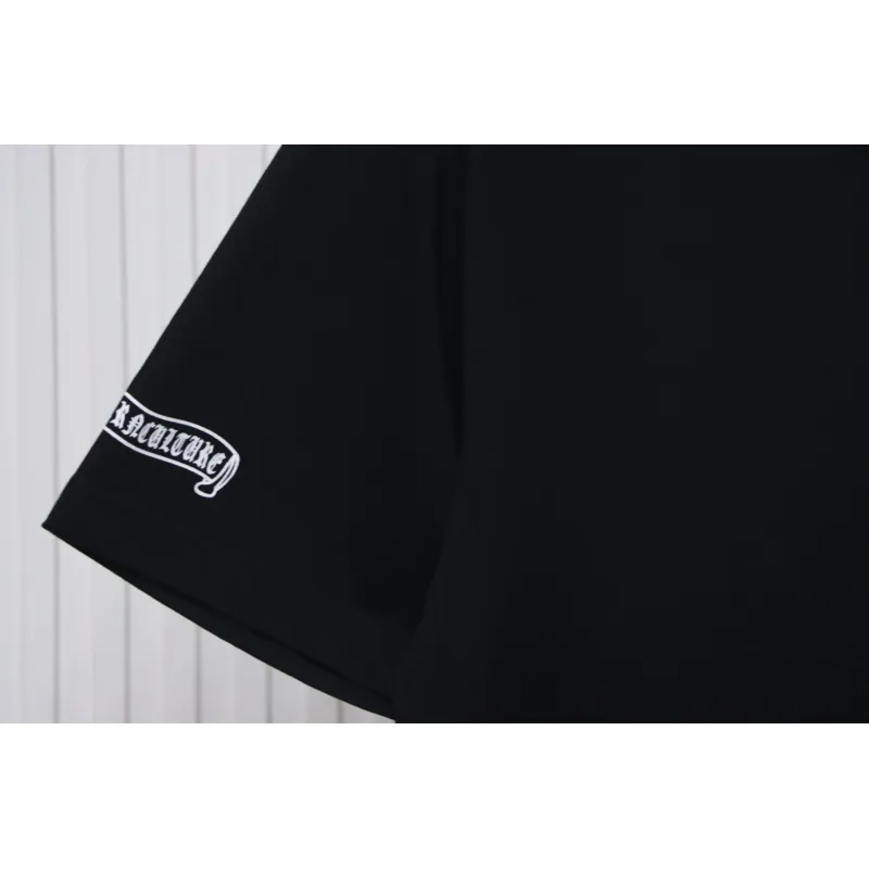 Chrome Hearts Digital Printed Crew Neck T-Shirt Black