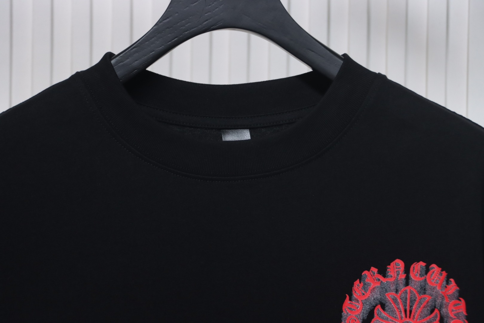 Chrome Hearts Digital Printed Crew Neck T-Shirt Black