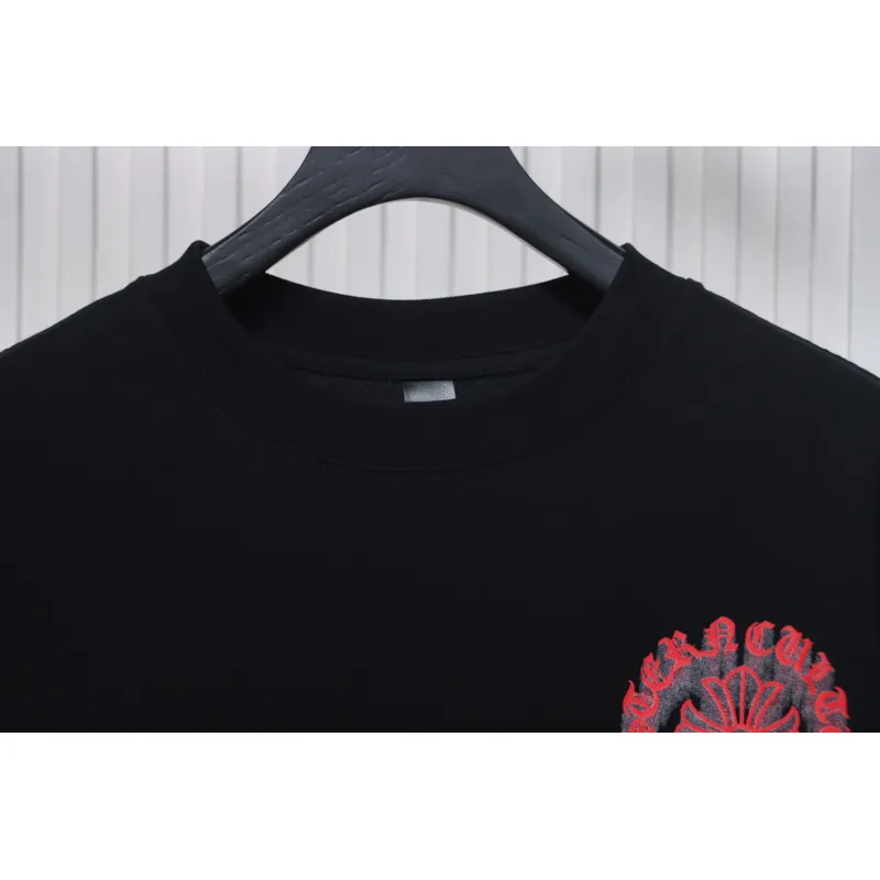 Chrome Hearts Digital Printed Crew Neck T-Shirt Black