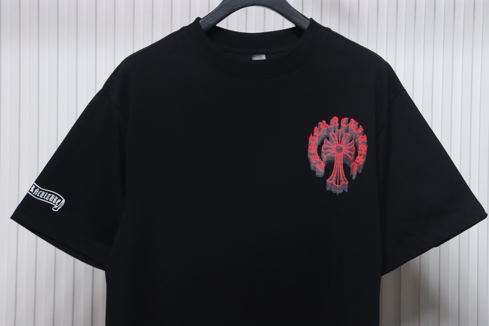 Chrome Hearts Digital Printed Crew Neck T-Shirt Black