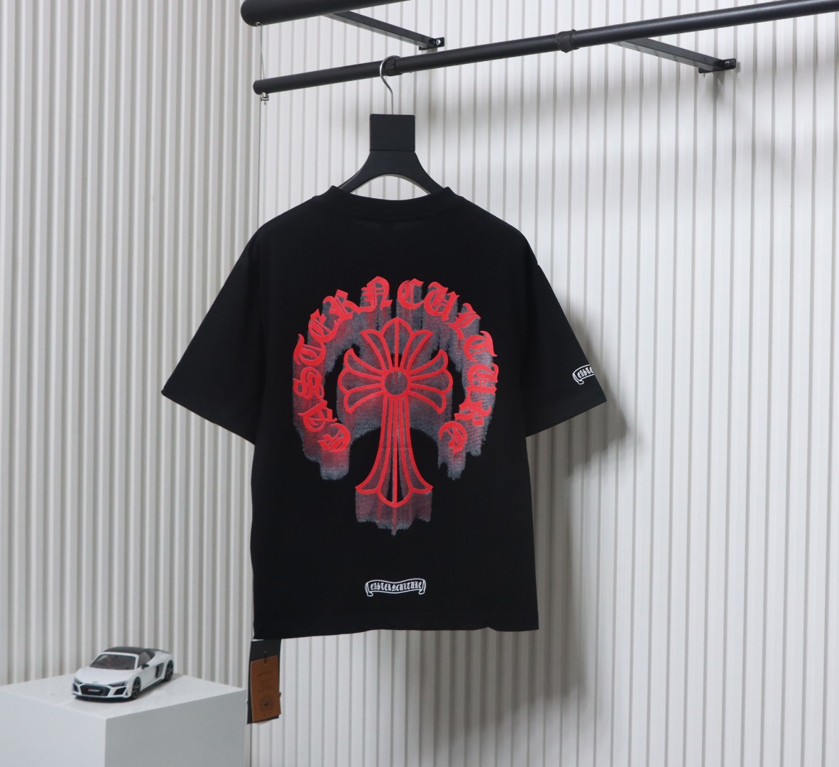 Chrome Hearts Digital Printed Crew Neck T-Shirt Black