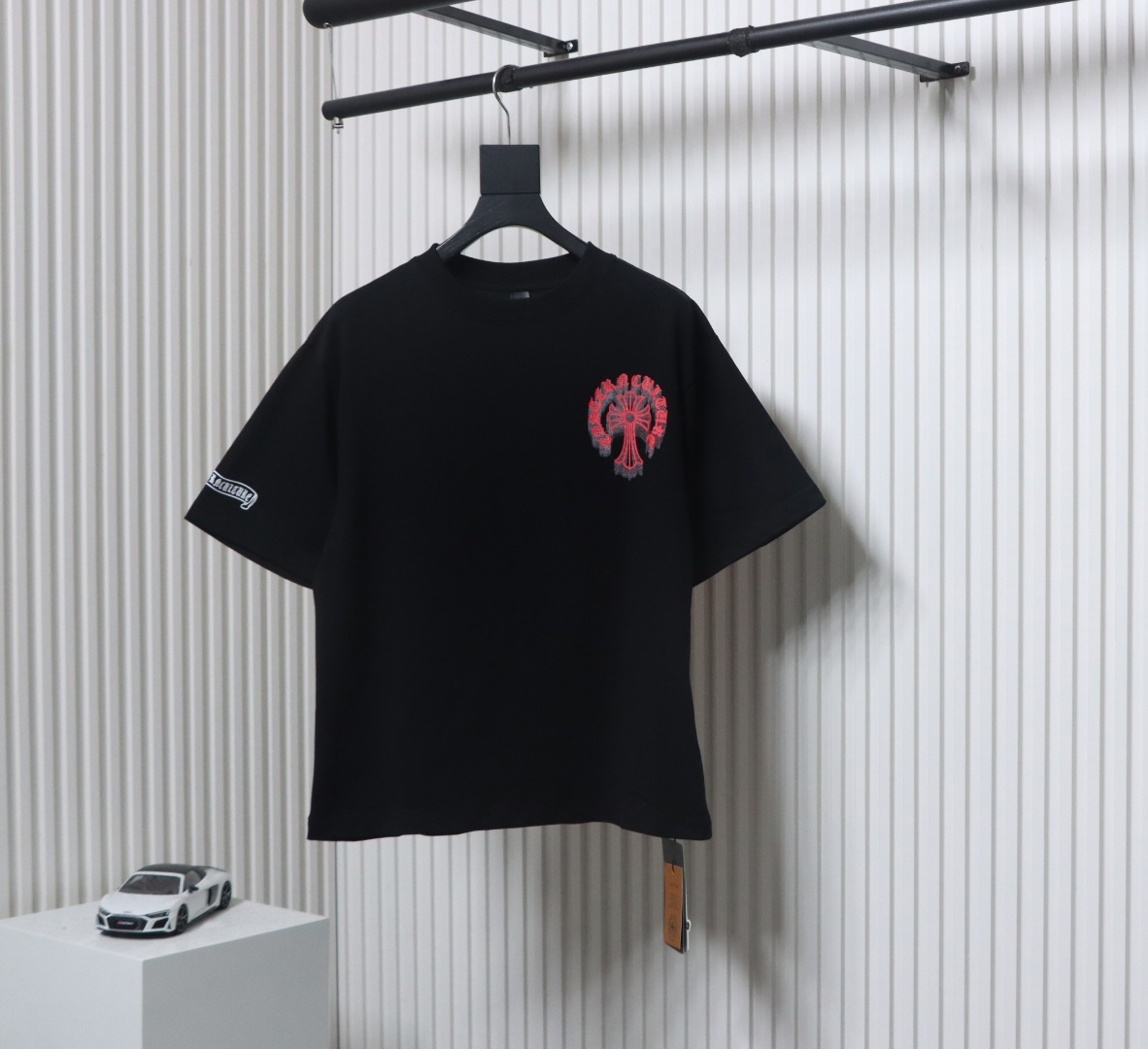Chrome Hearts Digital Printed Crew Neck T-Shirt Black