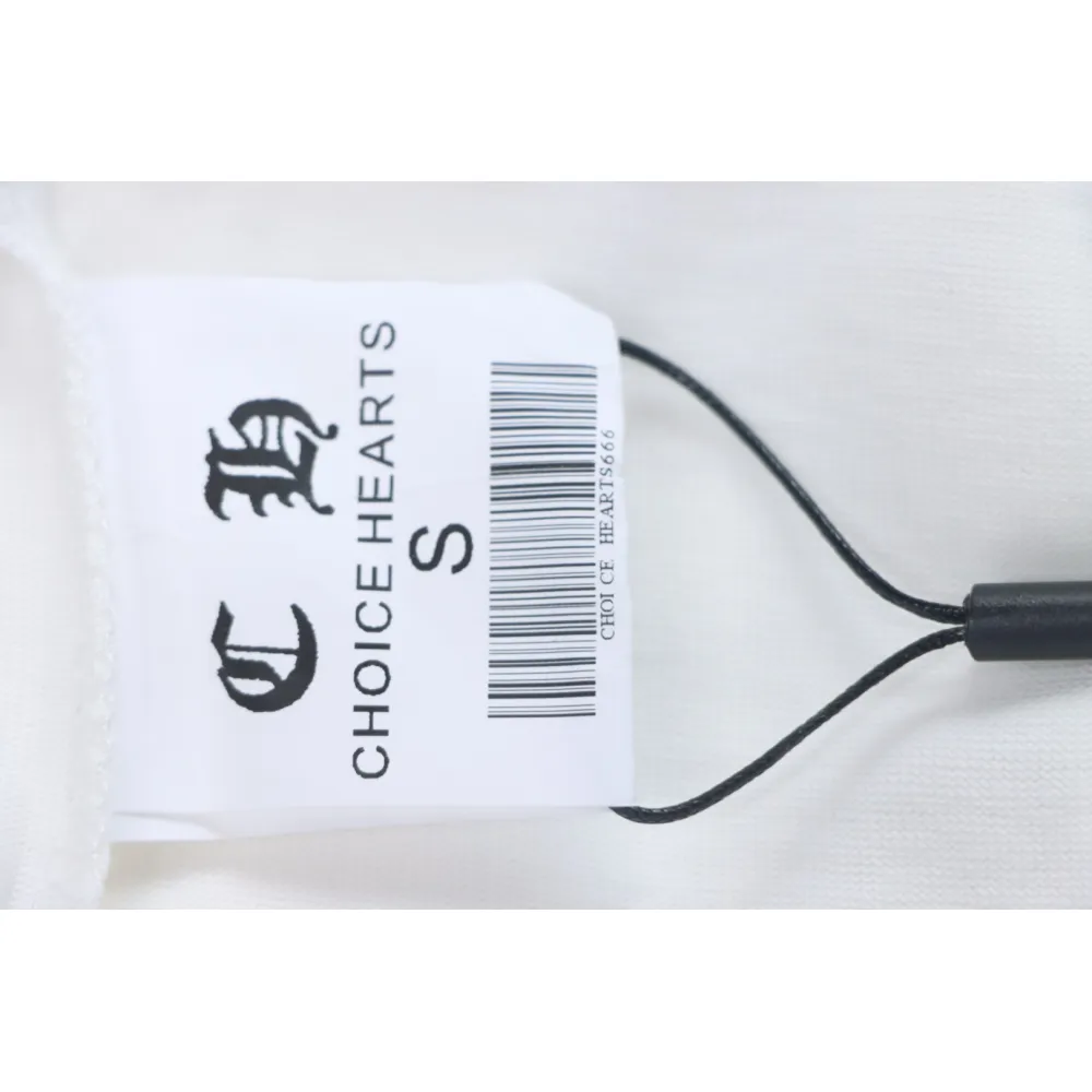 Chrome Hearts Digital Printed Crew Neck T-Shirt White