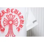 Chrome Hearts Digital Printed Crew Neck T-Shirt White