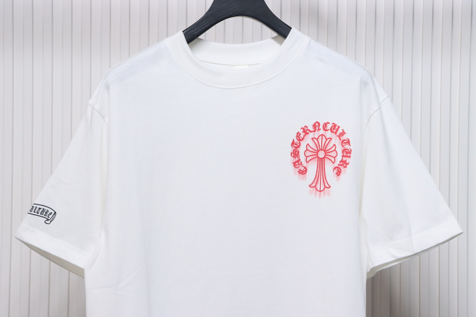 Chrome Hearts Digital Printed Crew Neck T-Shirt White
