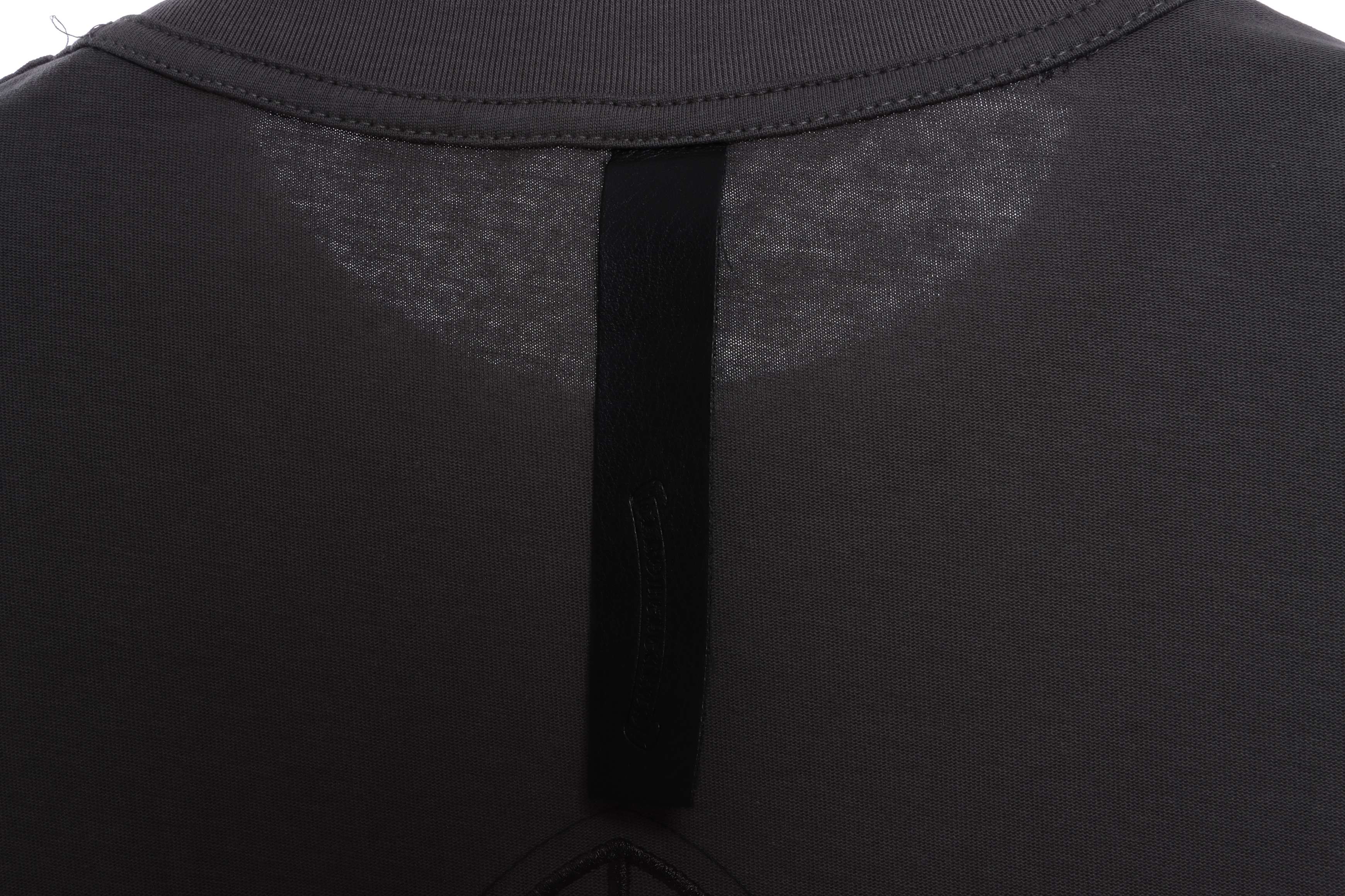 Chrome Hearts distressed cross logo short sleeves grey