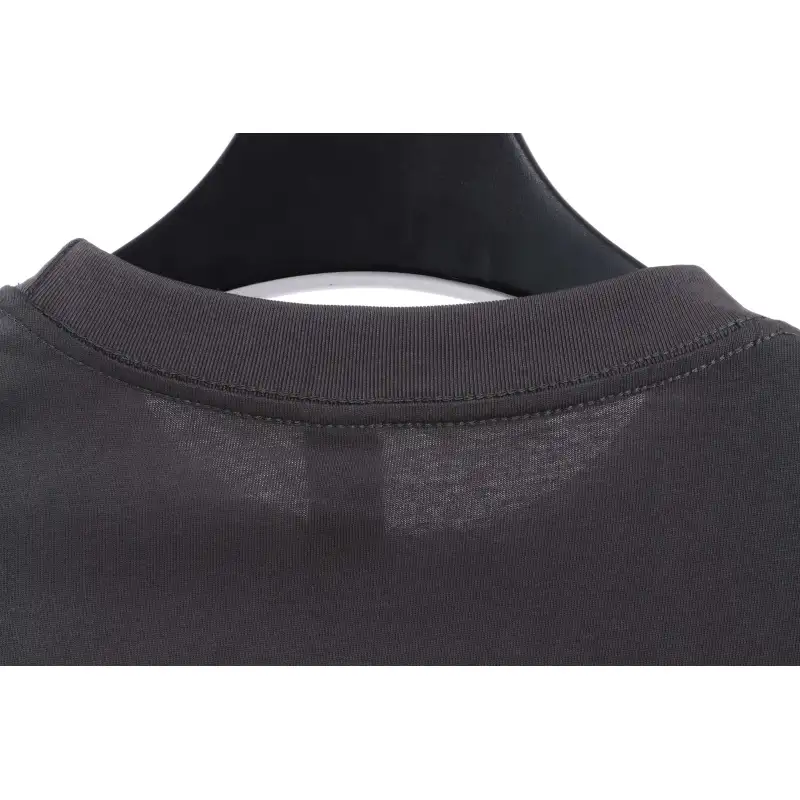 Chrome Hearts distressed cross logo short sleeves grey