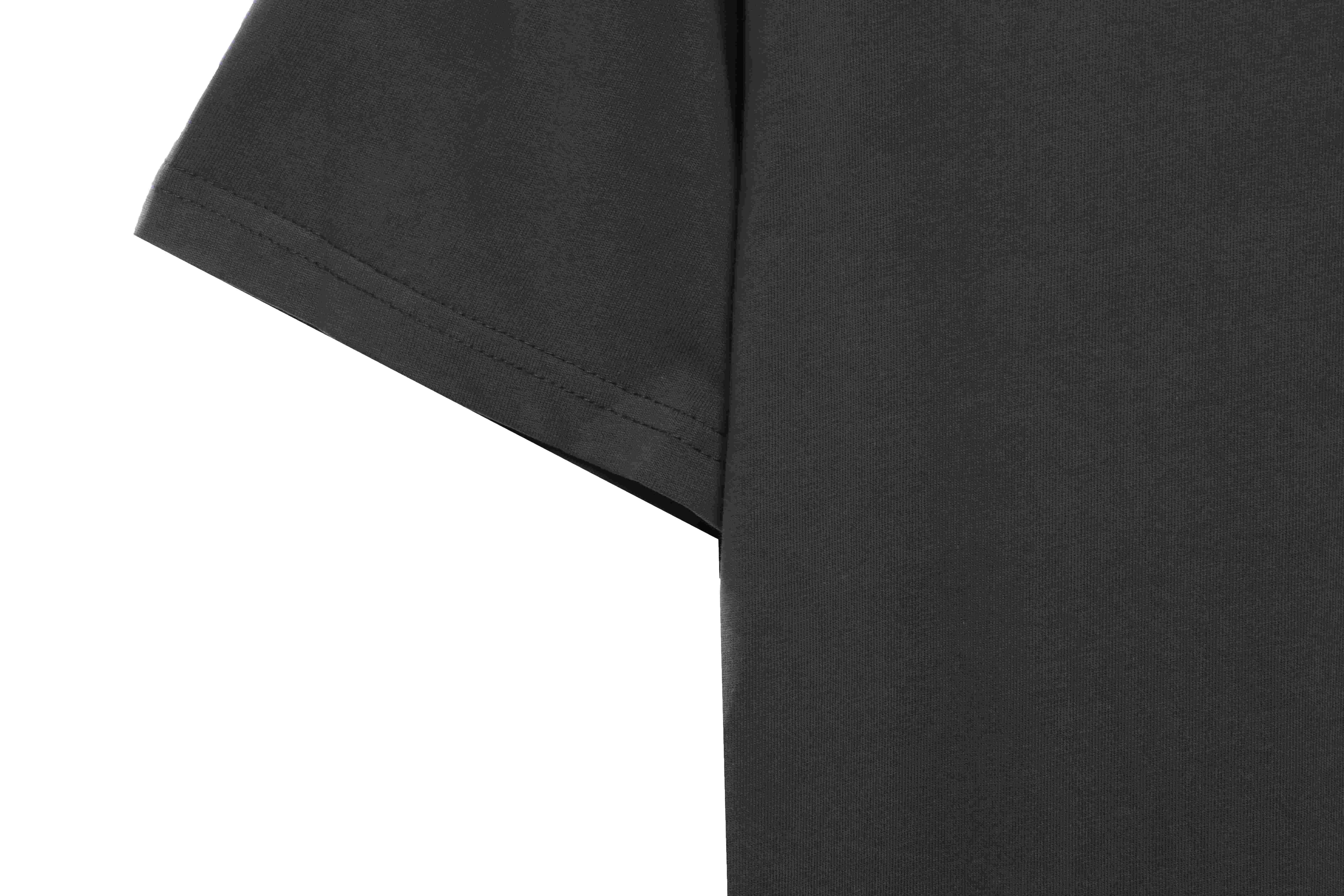 Chrome Hearts distressed cross logo short sleeves grey