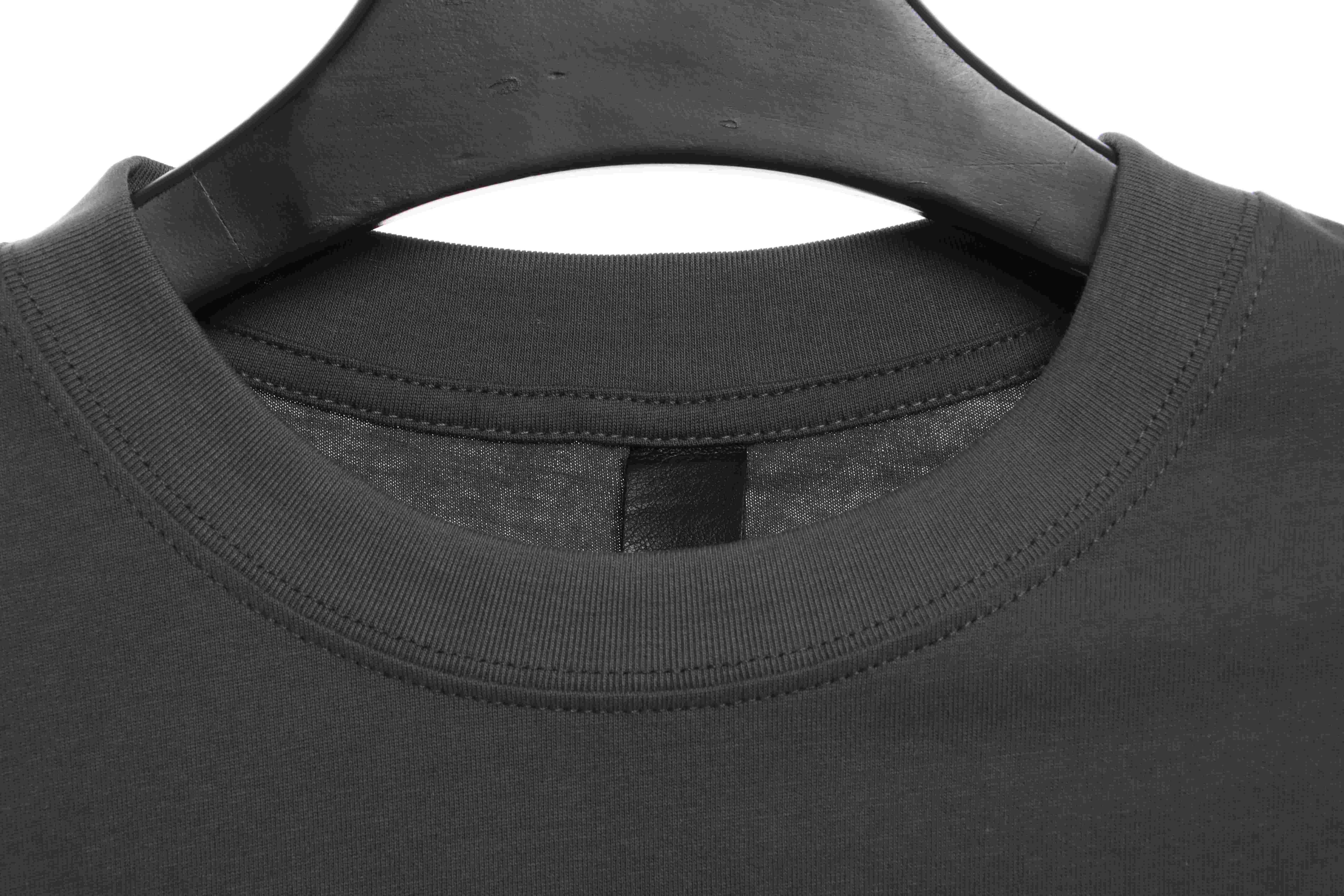 Chrome Hearts distressed cross logo short sleeves grey