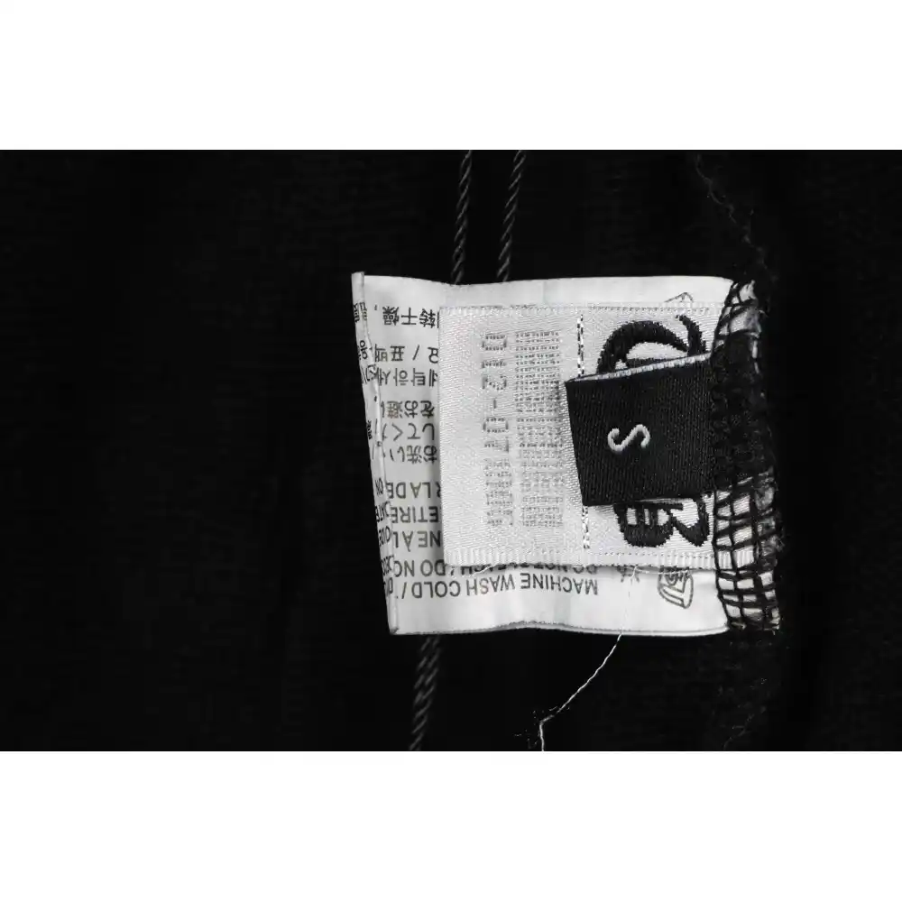 Chrome Hearts Distressed Patch Horseshoe Cross Shorts Black