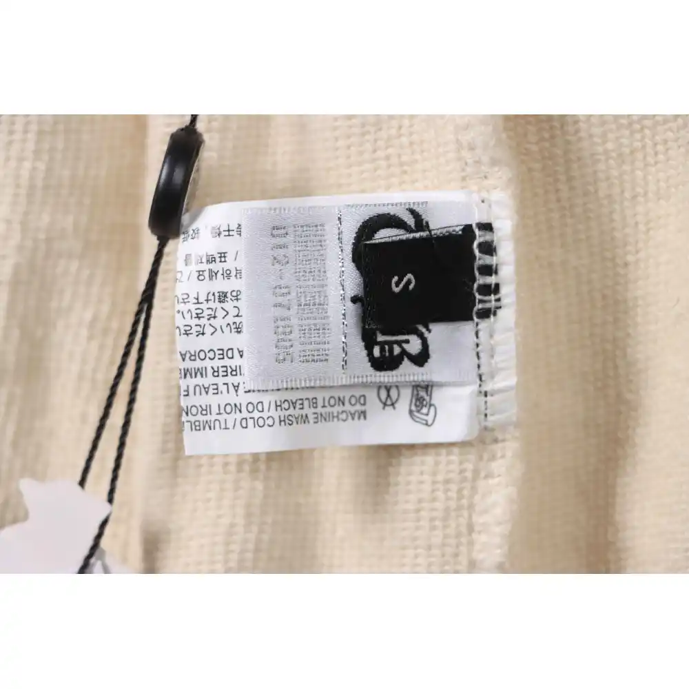Chrome Hearts Distressed Patch Horseshoe Cross Shorts White