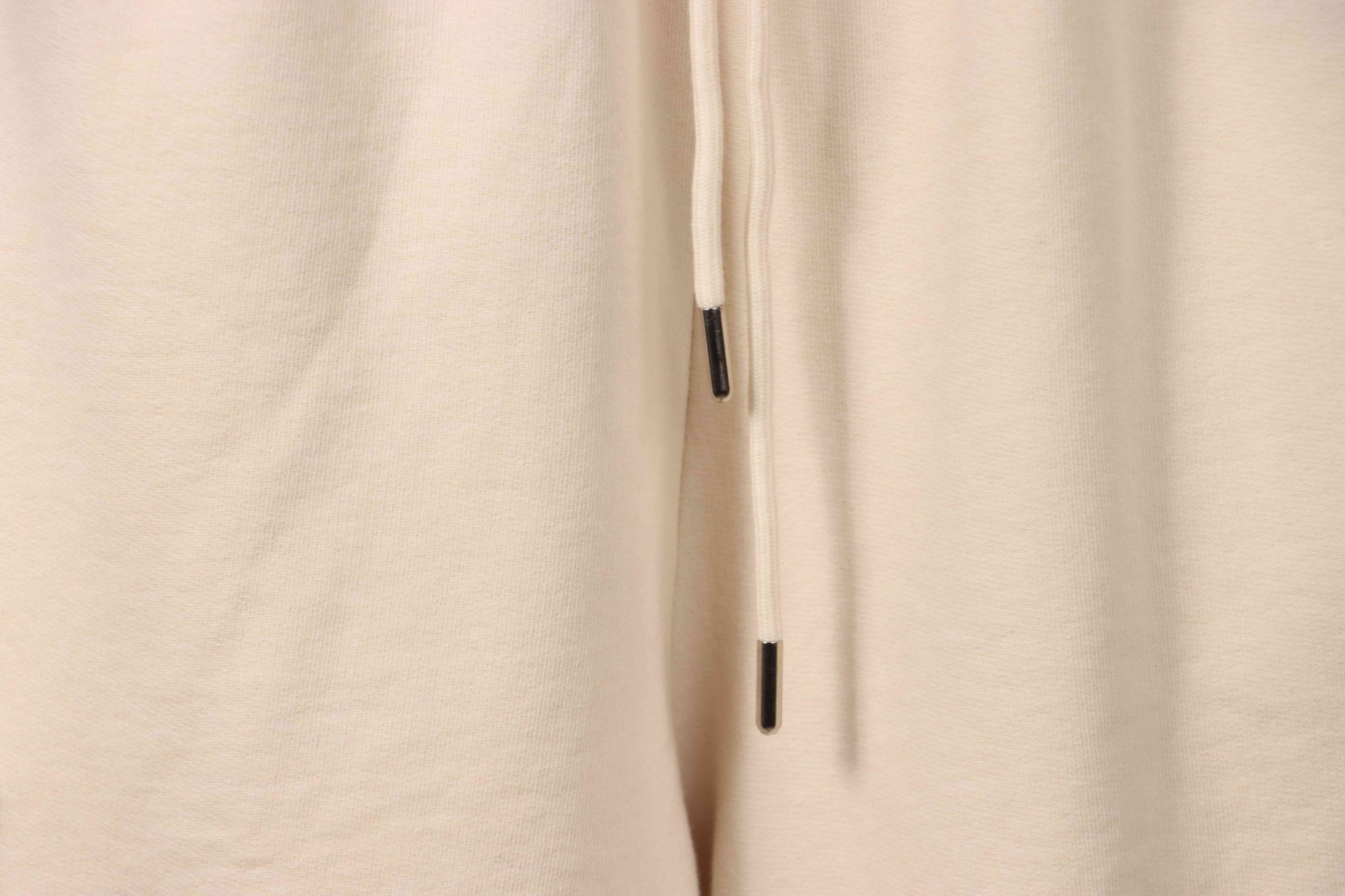 Chrome Hearts Distressed Patch Horseshoe Cross Shorts White