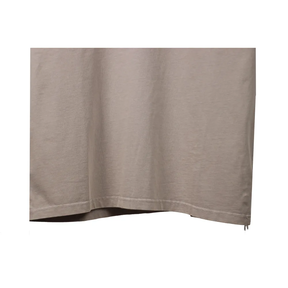 Chrome Hearts Distressed Washed Sanskrit Cross Short Sleeve Grey