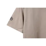 Chrome Hearts Distressed Washed Sanskrit Cross Short Sleeve Grey