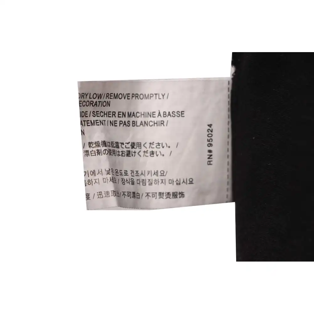 Chrome Hearts distressed washed Sanskrit cross short sleeves black