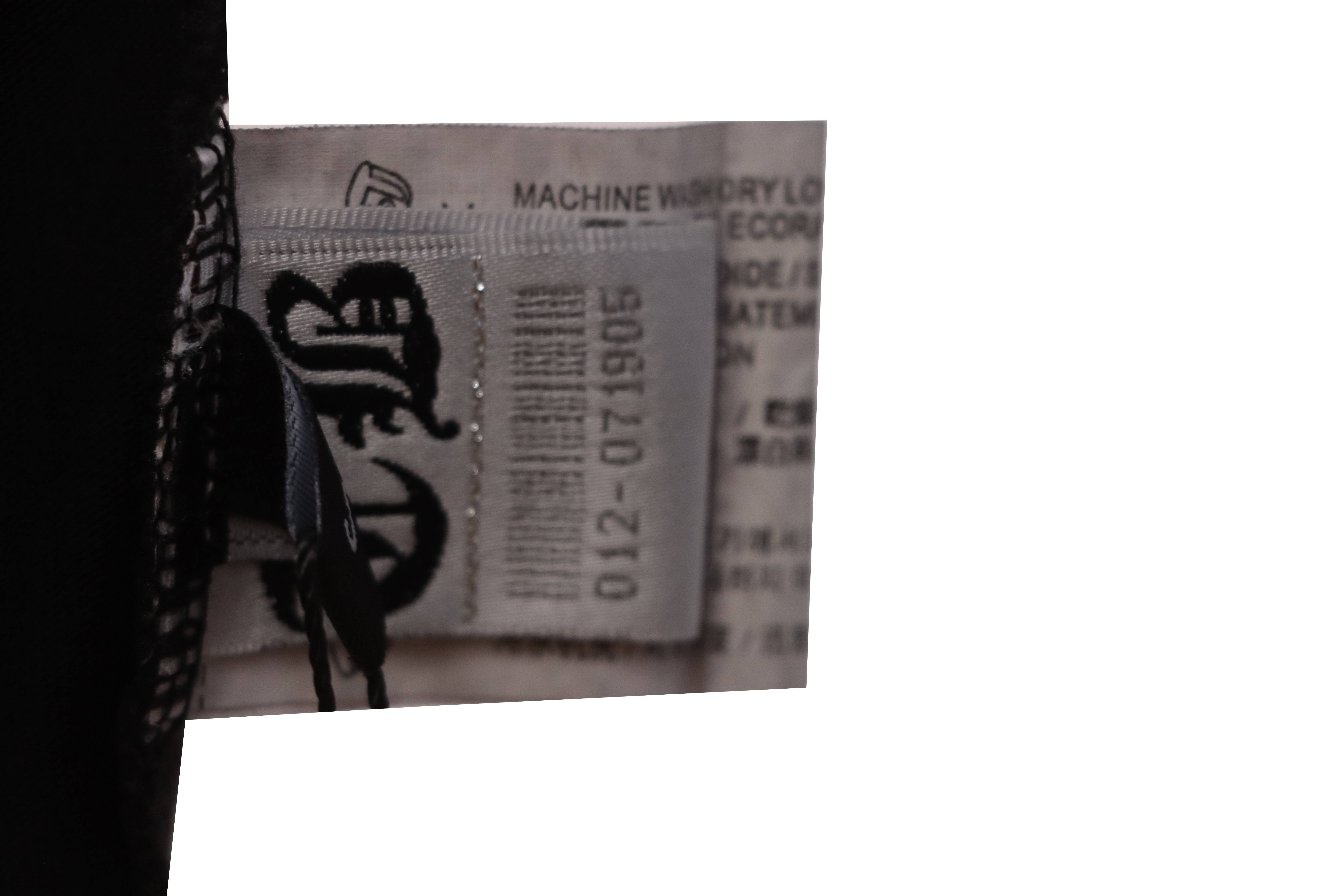 Chrome Hearts distressed washed Sanskrit cross short sleeves black