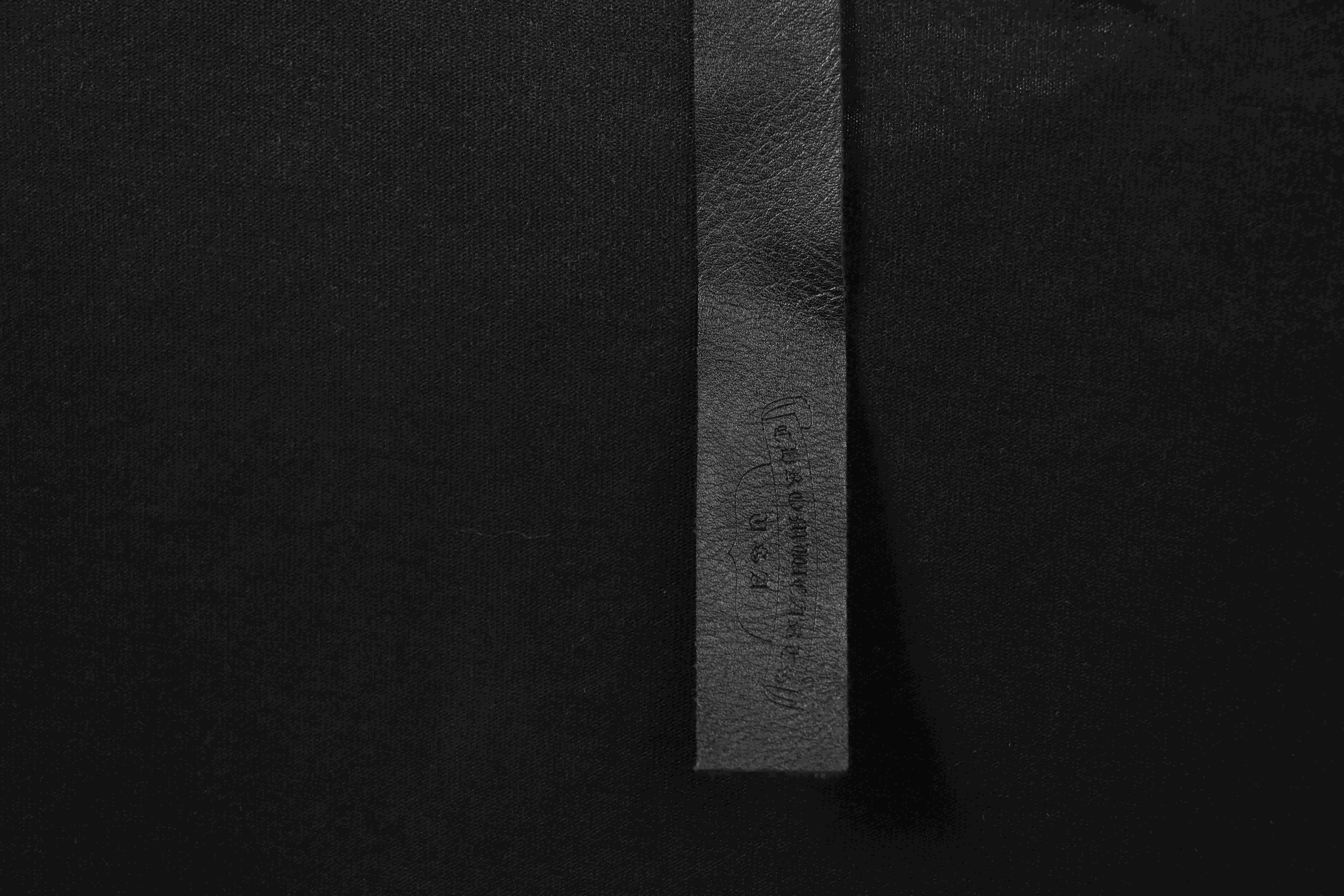 Chrome Hearts distressed washed Sanskrit cross short sleeves black