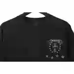 Chrome Hearts distressed washed Sanskrit cross short sleeves black