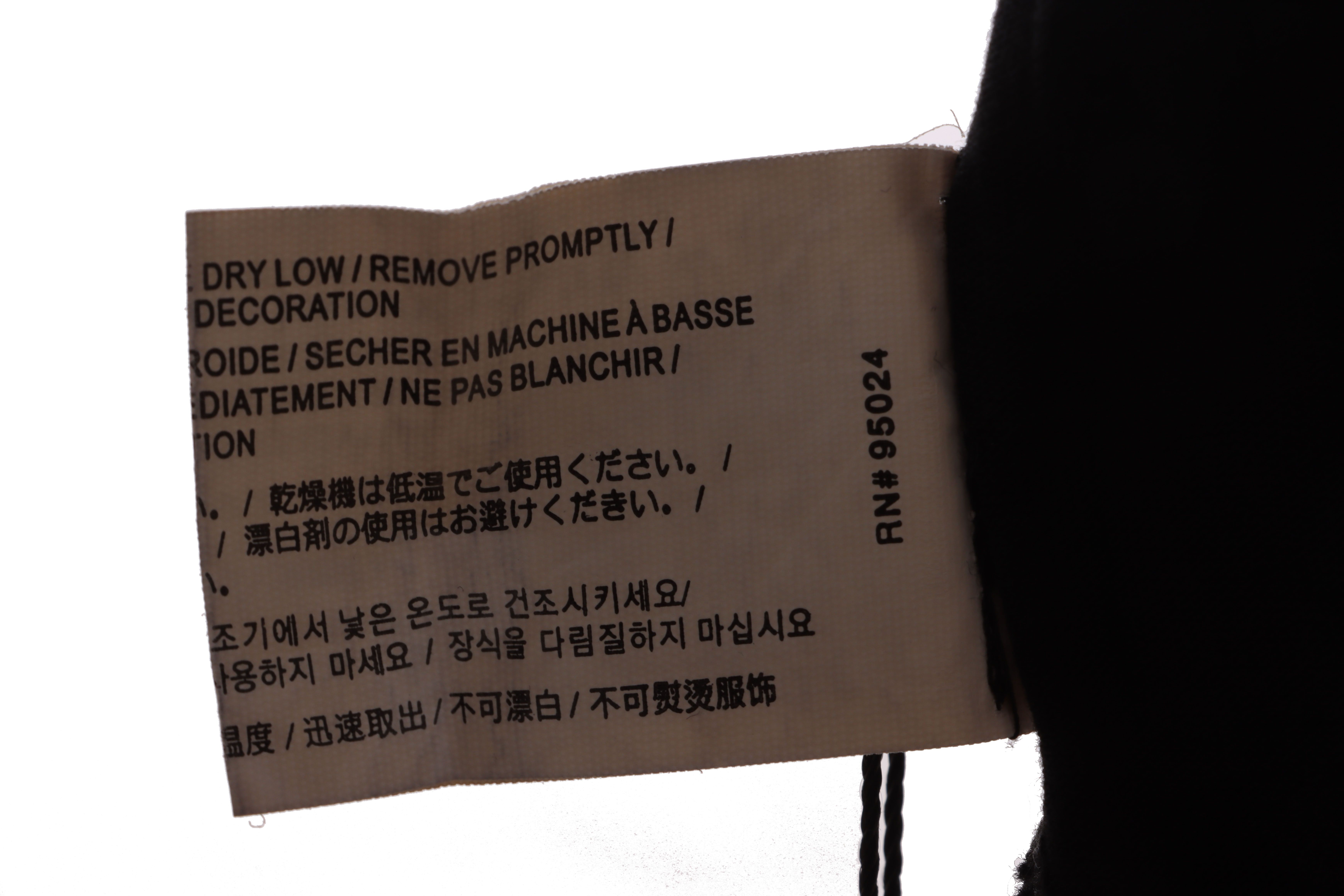 Chrome Hearts distressed washed silver horseshoe short sleeves black