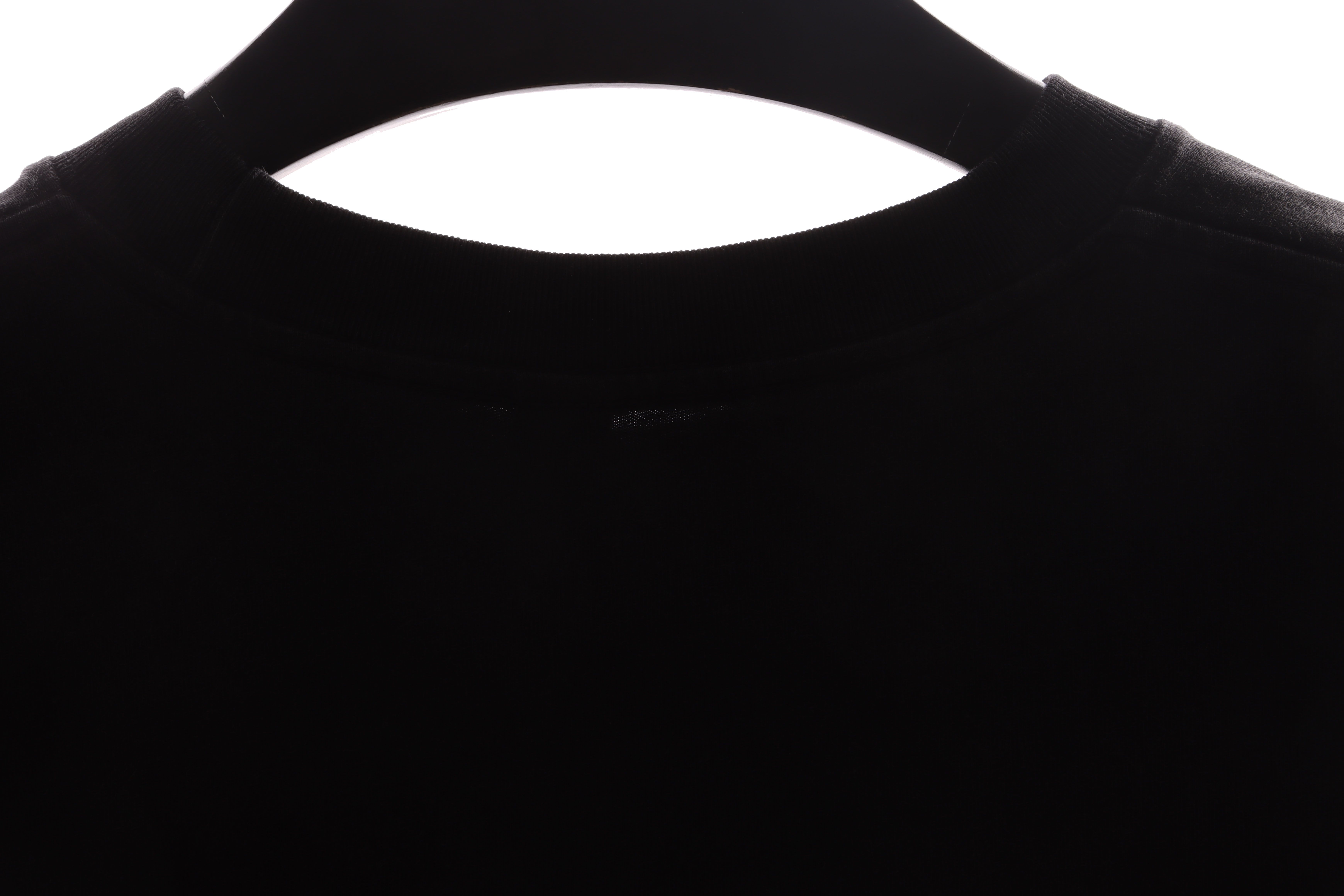 Chrome Hearts distressed washed silver horseshoe short sleeves black