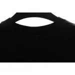 Chrome Hearts distressed washed silver horseshoe short sleeves black