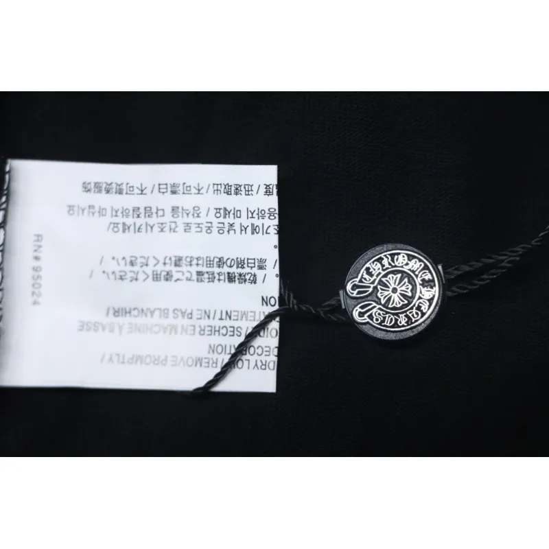 Chrome Hearts Double Shadow Horseshoe Print Short Sleeve Black