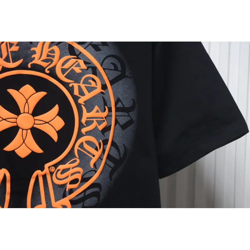 Chrome Hearts Double Shadow Horseshoe Print Short Sleeve Black